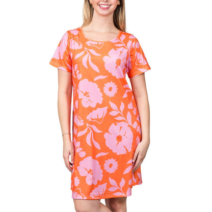 Gia T-Shirt Dress - Spring 2025 *: Navy and White Diamond / Medium