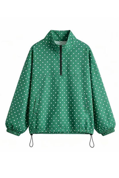 Polka Dot Oversized Jacket 