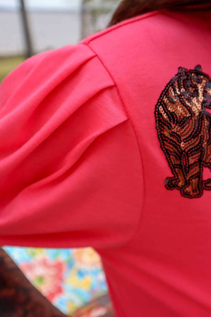 Sequin Tiger Sets: Pink