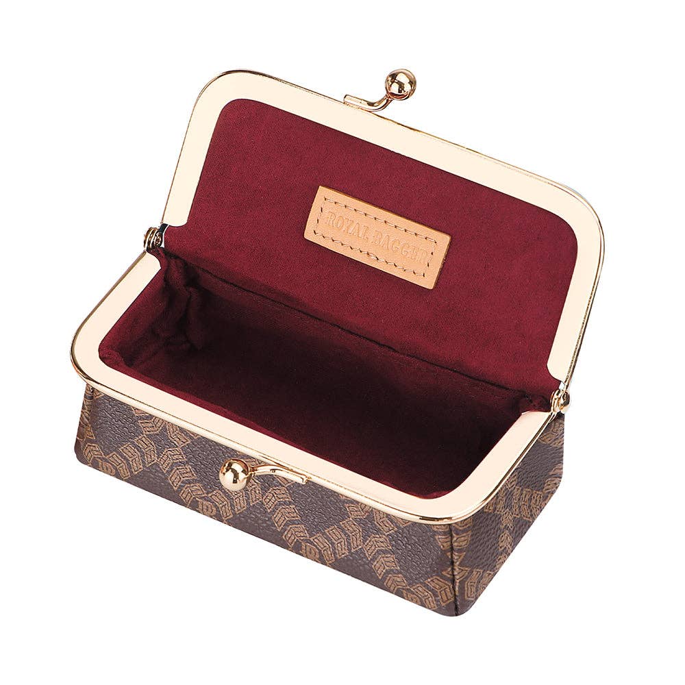 5125 Canvas &amp; Leather Jewelry Case: Coffee