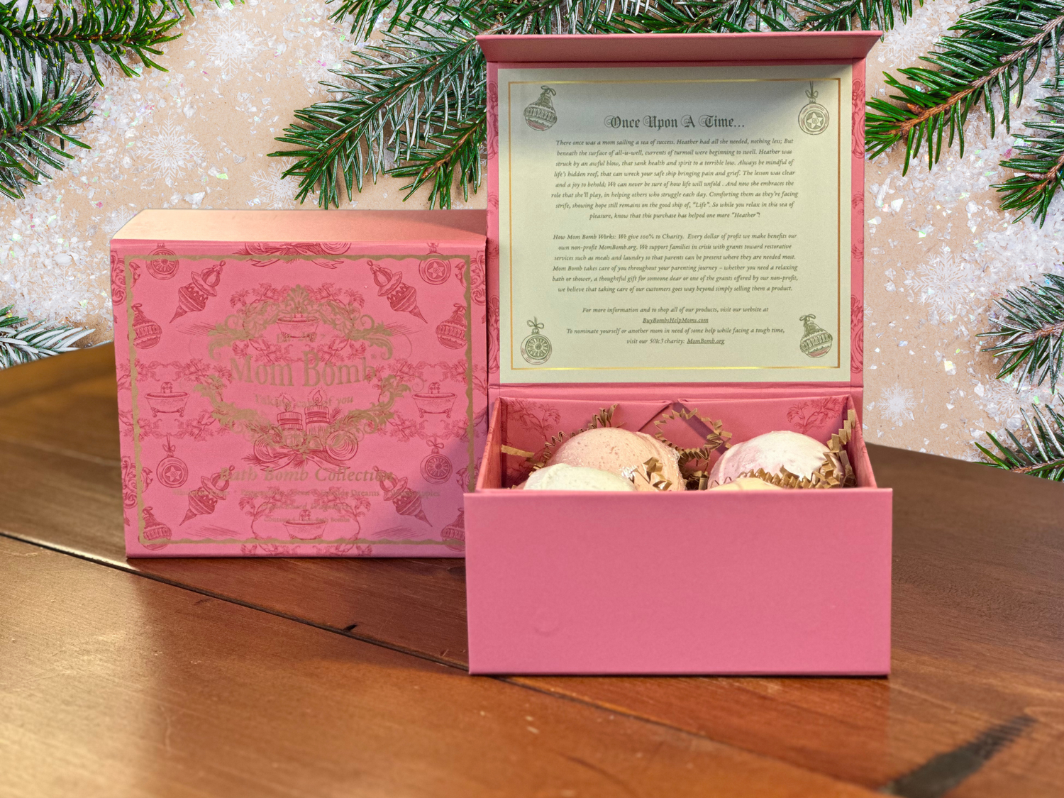 Mom Bomb Merry &amp; Bright Bath Bomb Collection
