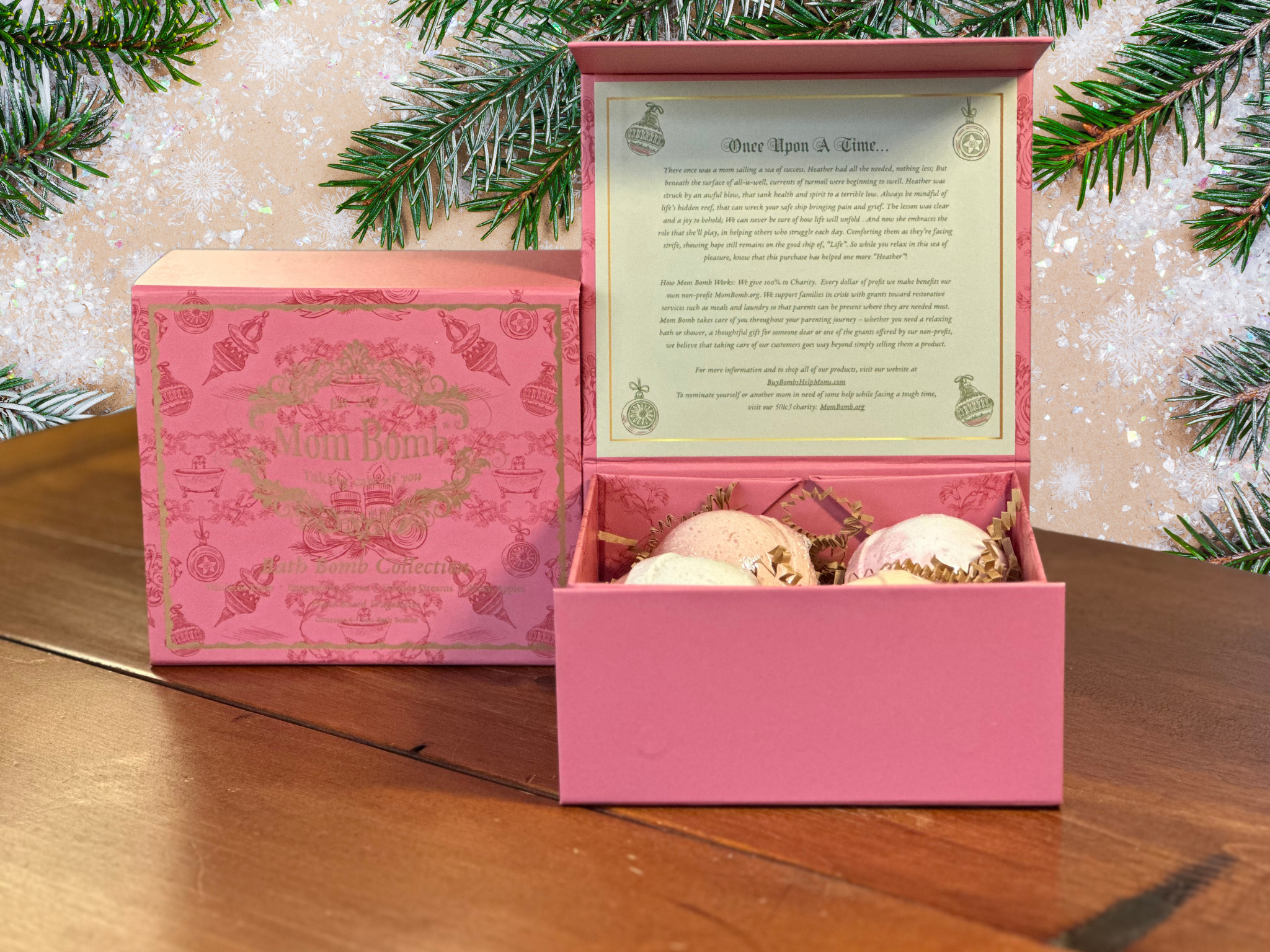 Mom Bomb Merry &amp; Bright Bath Bomb Collection