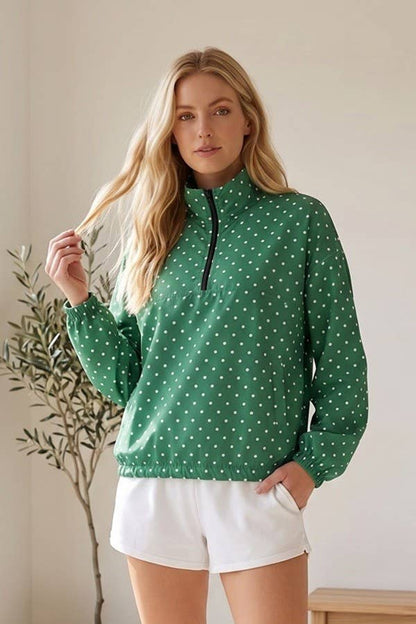 Polka Dot Oversized Jacket 