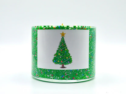 New Christmas 2026!  3 Wick Christmas Tree - 15 oz Soy Candle