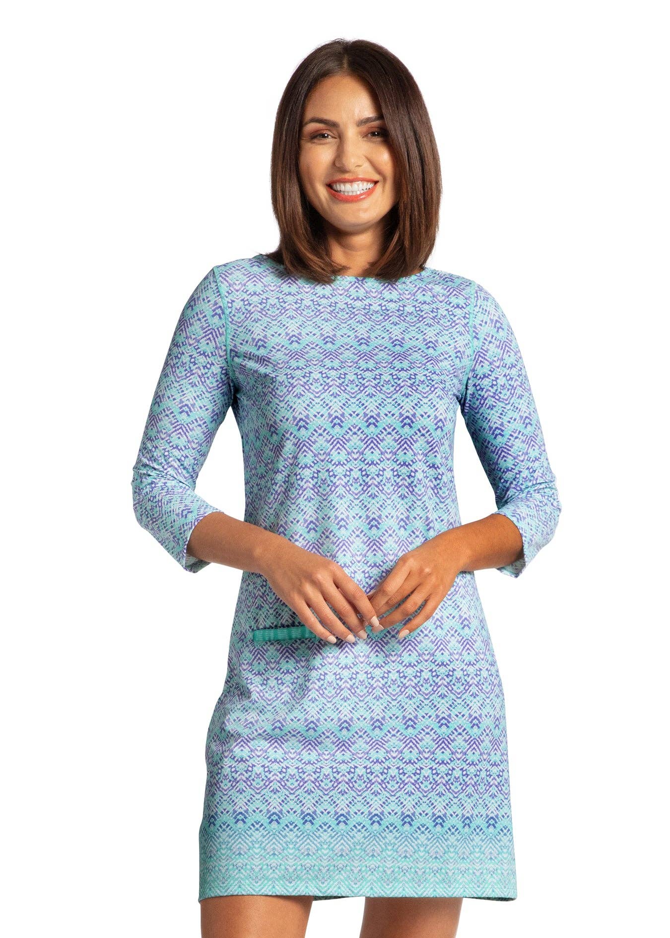 Naples - Cabana Shift Dress: M