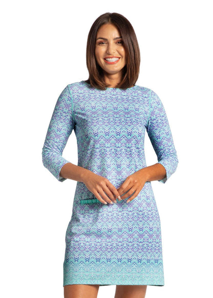 Naples - Cabana Shift Dress: M