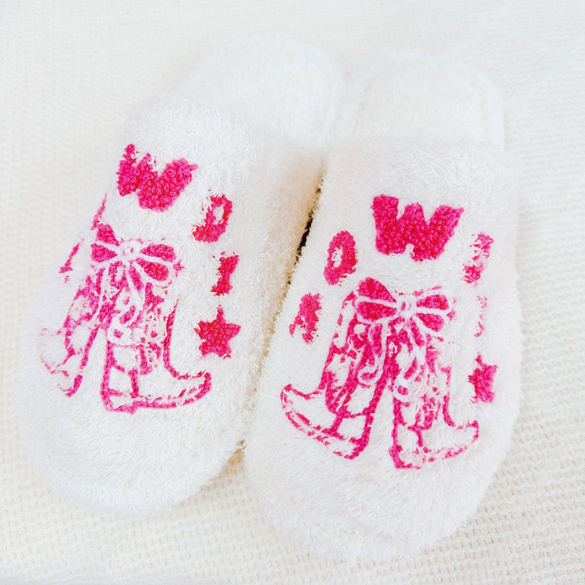 Howdy Boot Coziest Lounge Slippers: M/L
