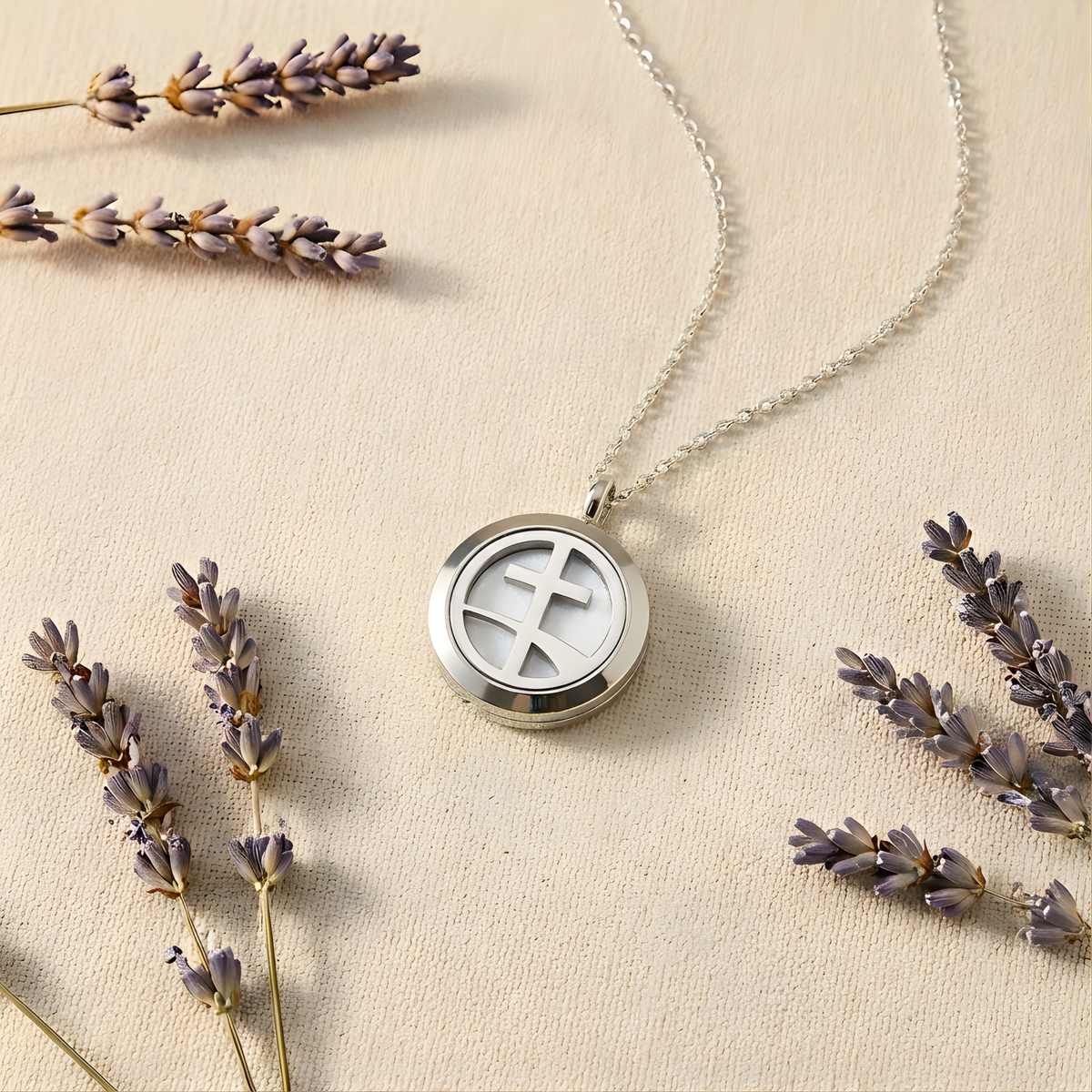 Faith Essential Oil Diffuser Necklace - Mini