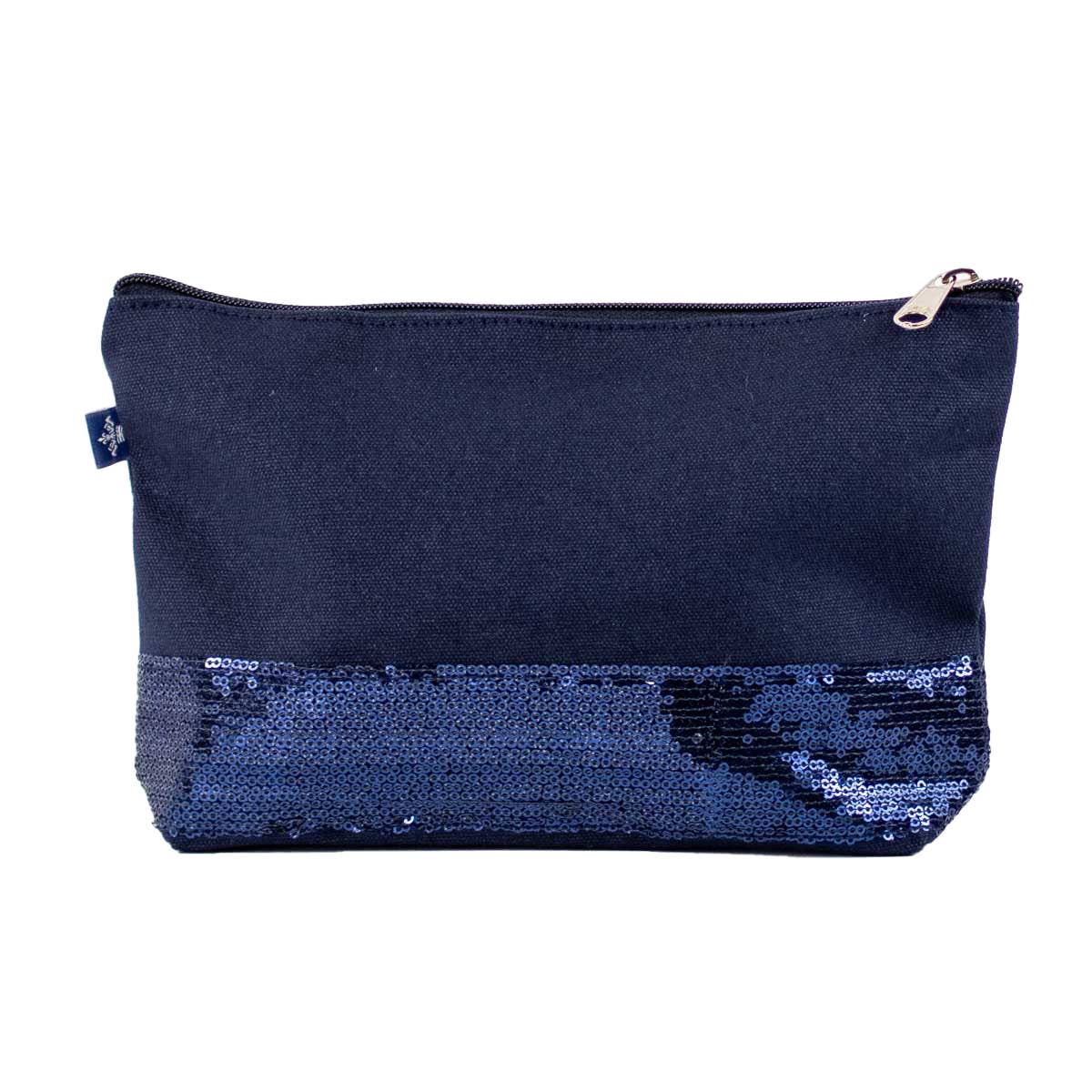 Carolina Sequin Cosmetic   Navy   10x6x2