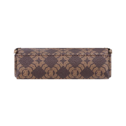 5125 Canvas &amp; Leather Jewelry Case: Coffee