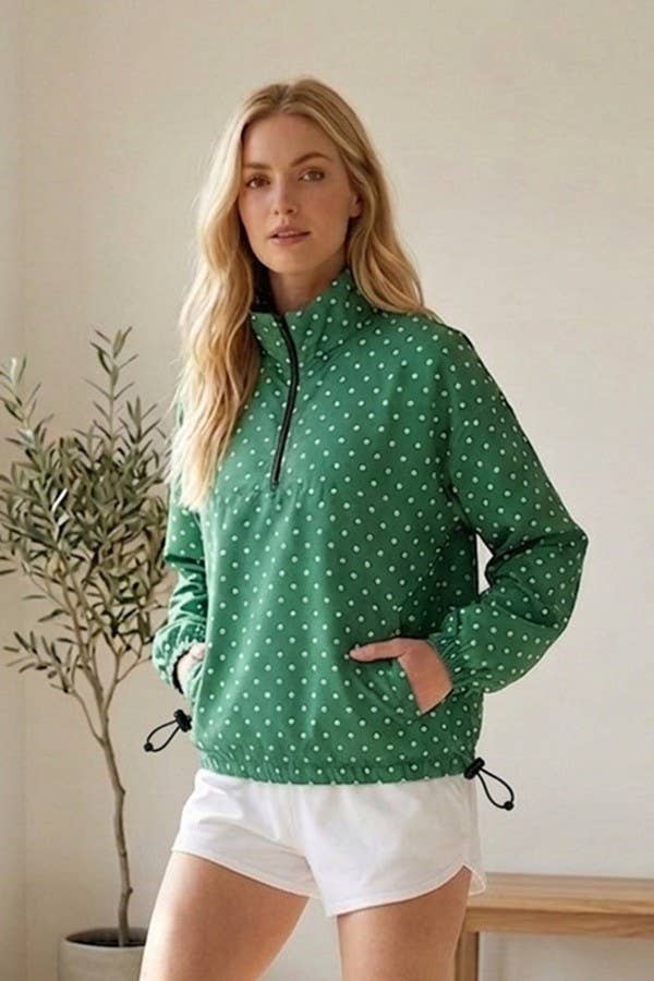Polka Dot Oversized Jacket 