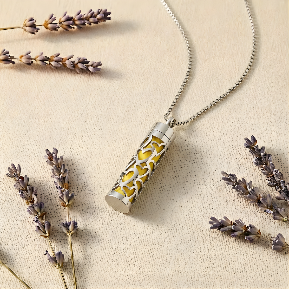 Hearts Essential Oil Diffuser Pendant