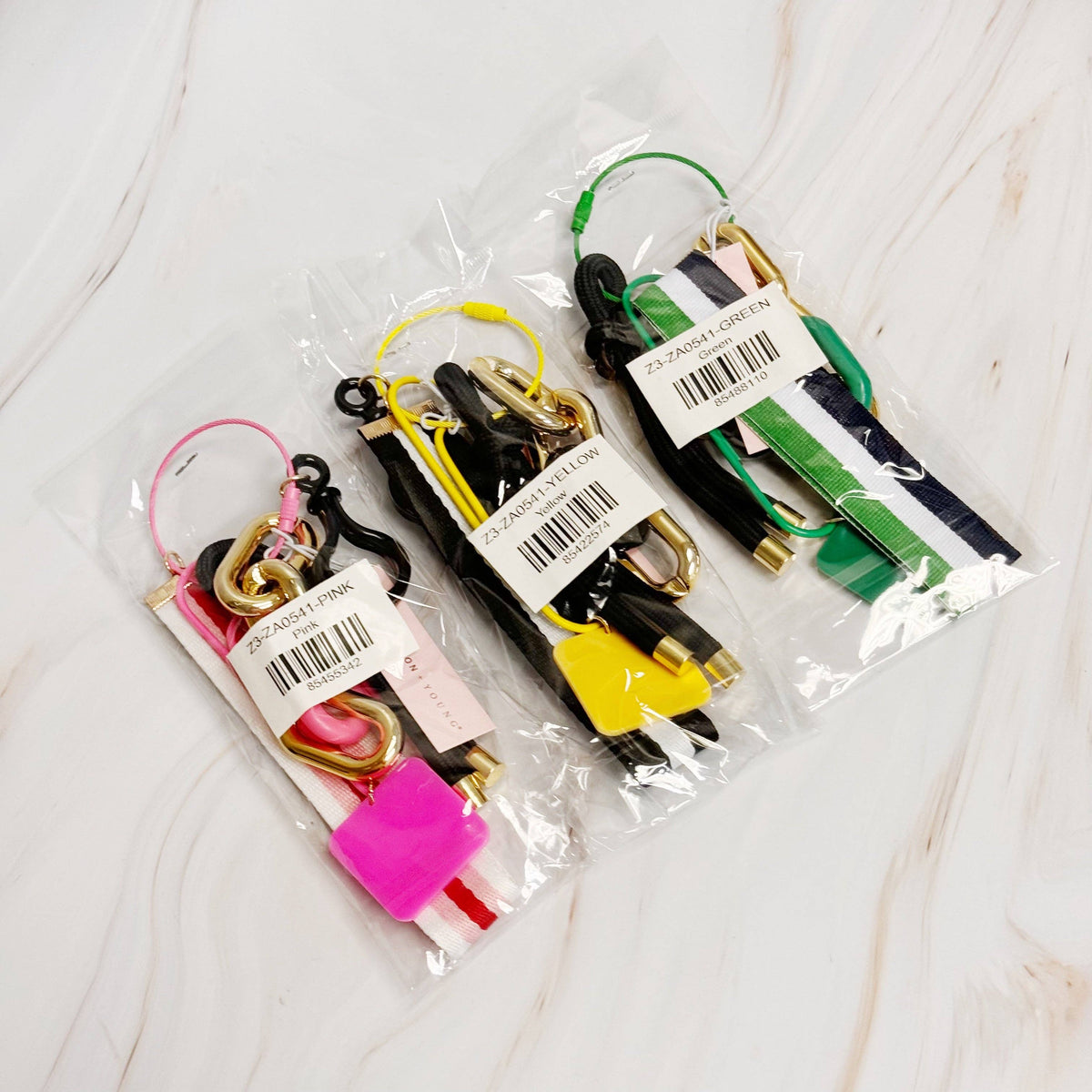 City Hip Jingle Key Chain: Green