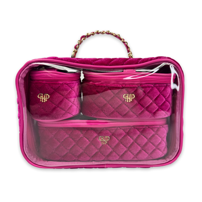 Trio Jet Setter - Fuchsia Velvet