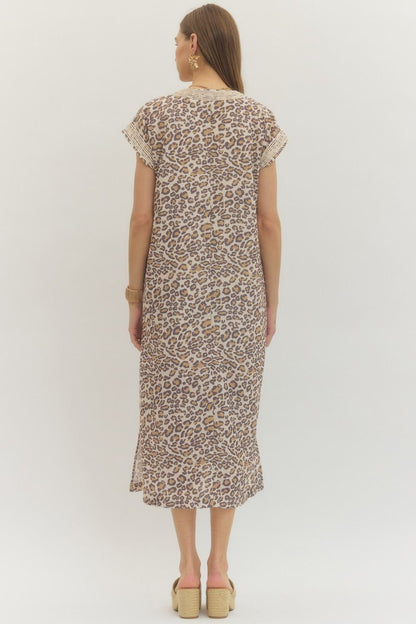 Entro Leopard Boutique Dress also available in Plus sizes