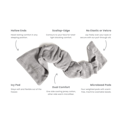 Nodpod color-Sage Weighted Sleep Mask - Eye Mask