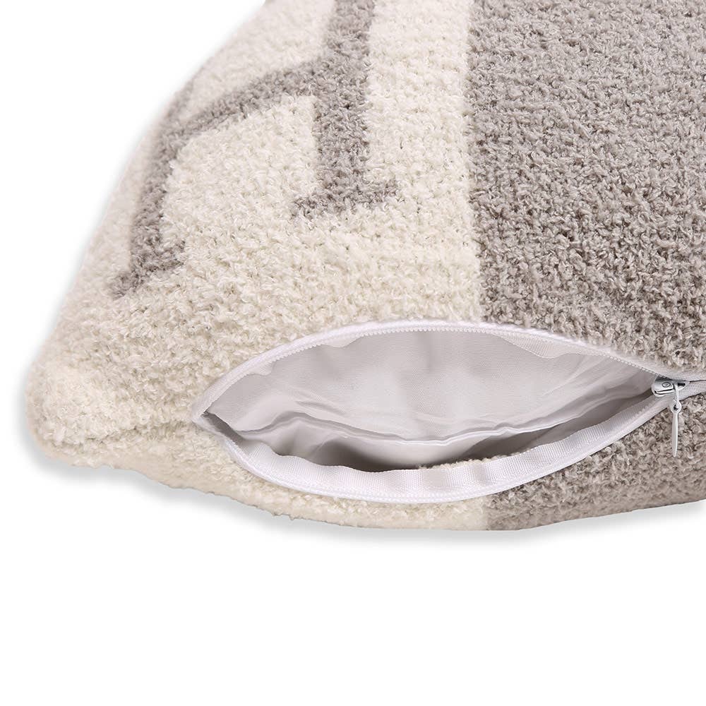 H Patterned Cushion Cover / Pillow Case
: Blue