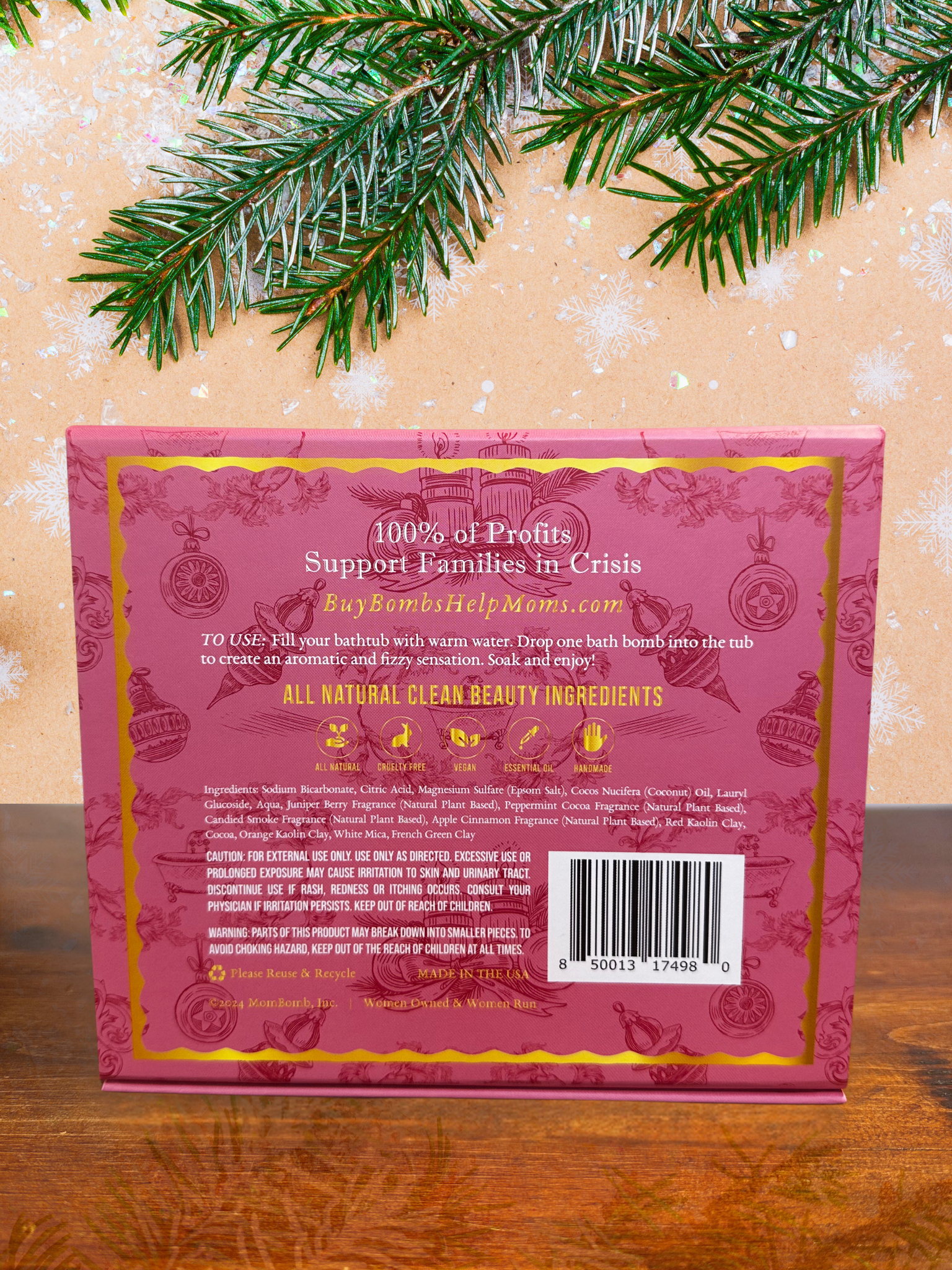 Mom Bomb Merry &amp; Bright Bath Bomb Collection