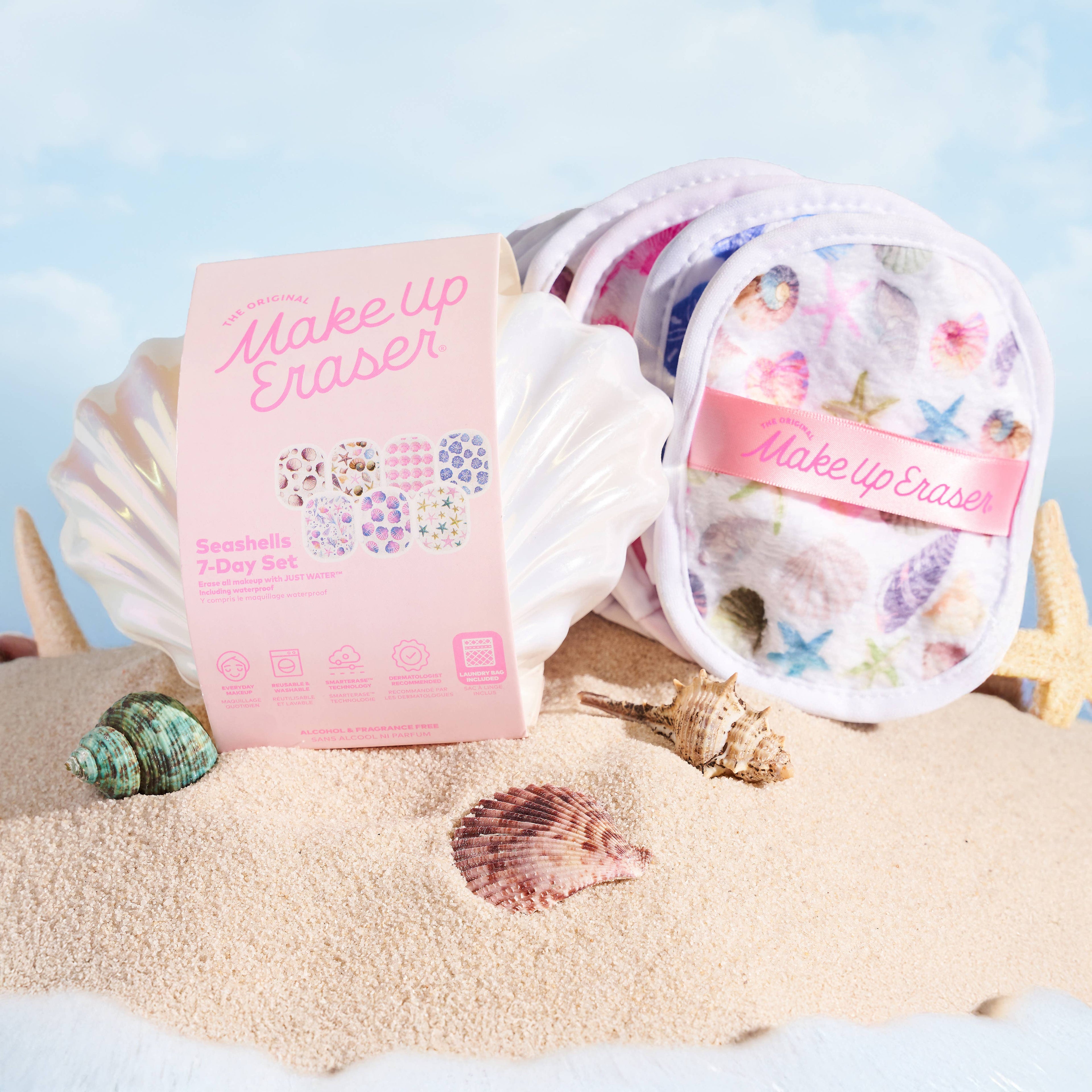 Seashells 7-Day Set &amp; Seashell Case | Mermaid Beach Glam