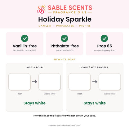 Holiday Sparkle (Type) Fragrance Oil: 1 oz