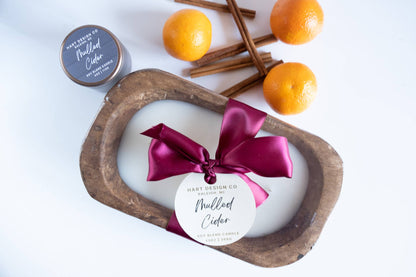 Mulled Cider | Holiday Favorites Collection: 3 wick dough bowl
