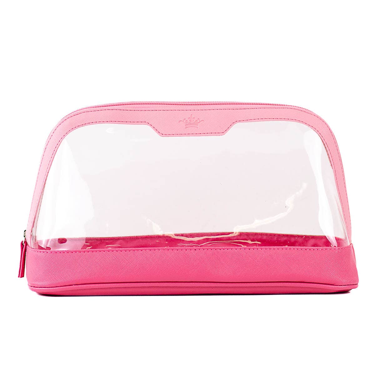 Jenna Cosmetic Case   Light Pink/Pink   12.5x7x5 The Royal Standard
