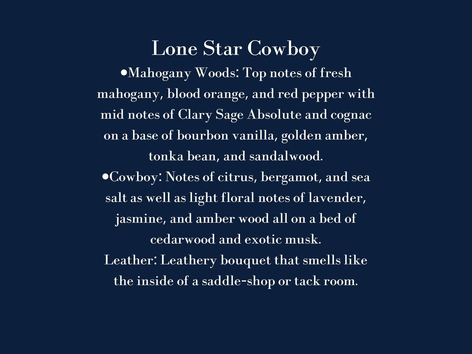 Lone Star Cowboy Wax Melts