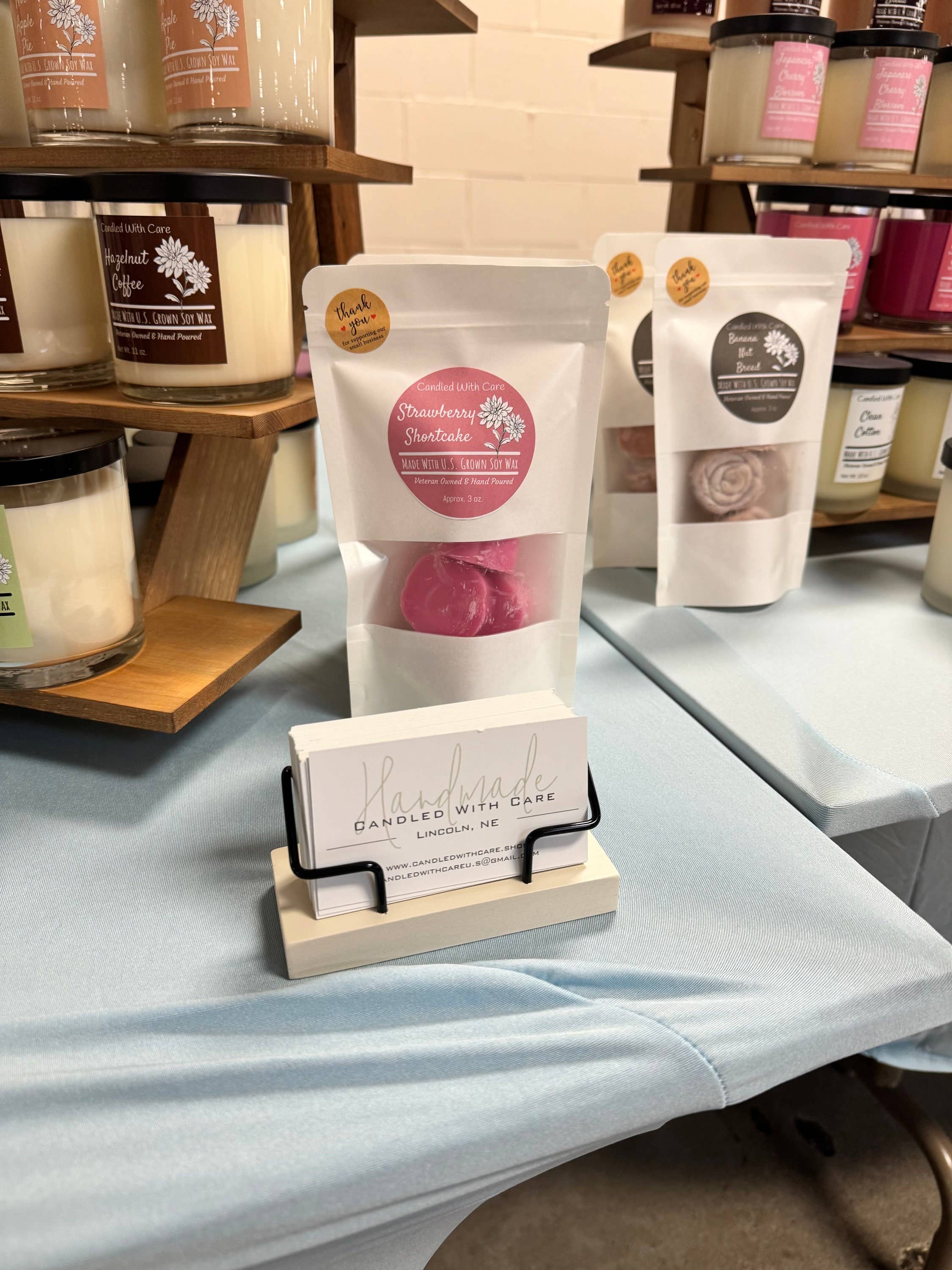 Luxury Natural Soy Wax Melts with Calming Scents: Strawberry Shortcake