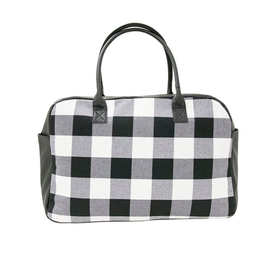 Buffalo Check Duffle Bag