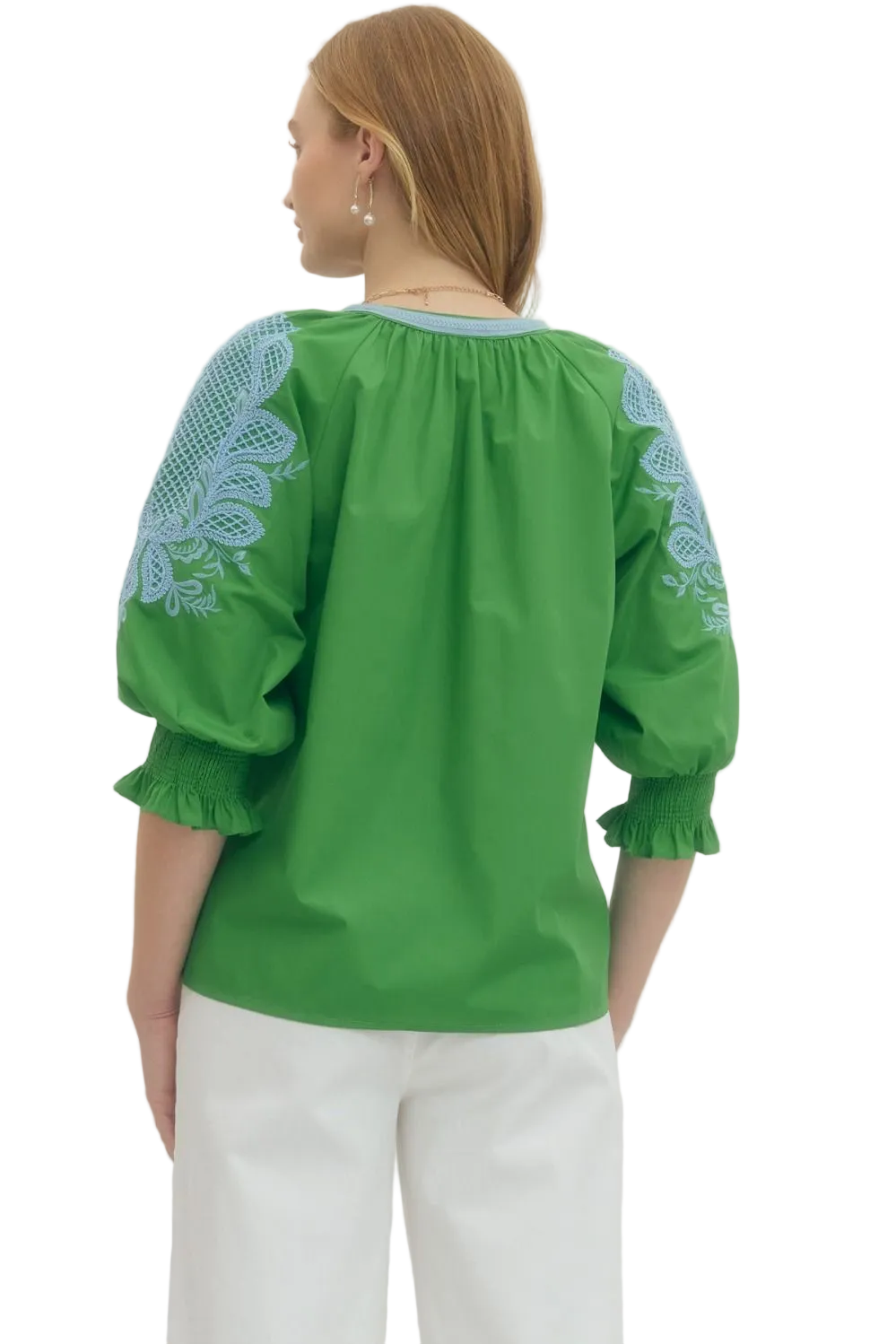 Nadia Embroidered Top
